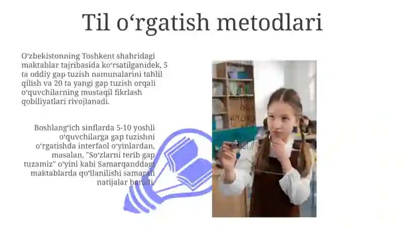 Boshlangʻich sinifda gap ustida ishlashdagi izchillik 3