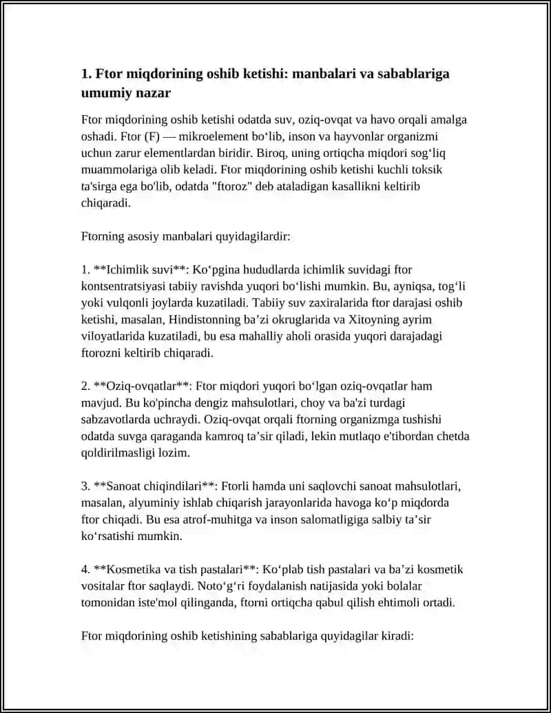 MIKROELEMENTOZLAR.FTOR,KALSIY,MIQDORLARINING OSHIB KETISHI 3