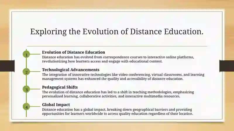 Evolution of Distance Education 3