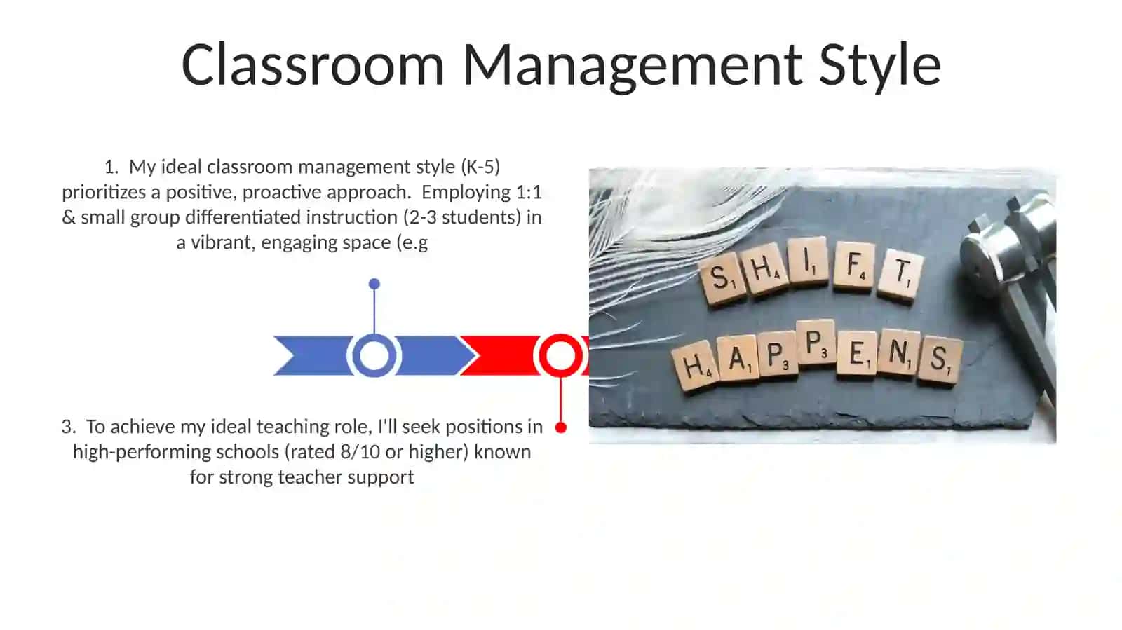 My ideal job is teacher 3