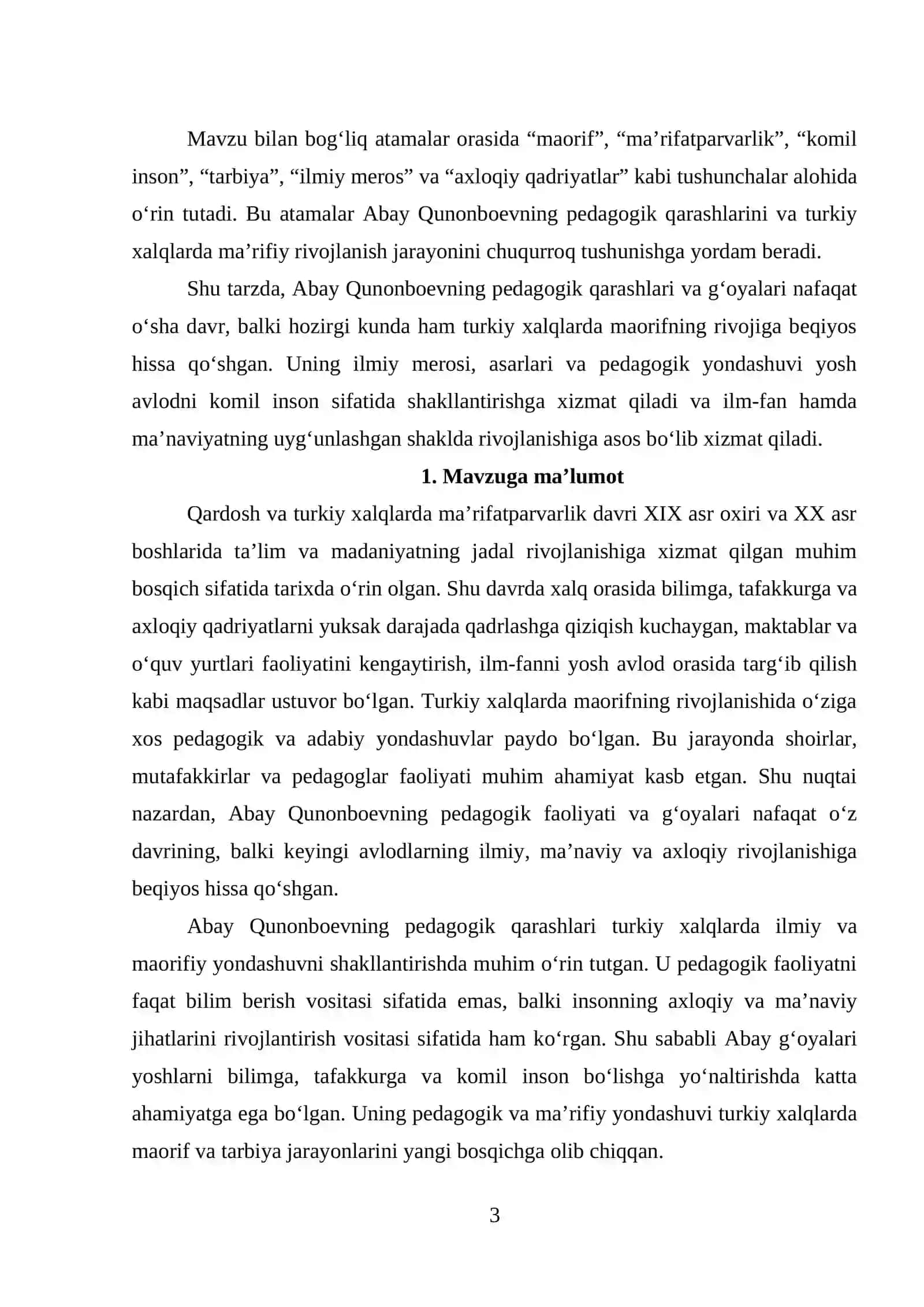 Qardosh va turkiy xalqlar ma’rifatparvarlaning maktab va maorif ravnaqidagi xizmatlari. 3