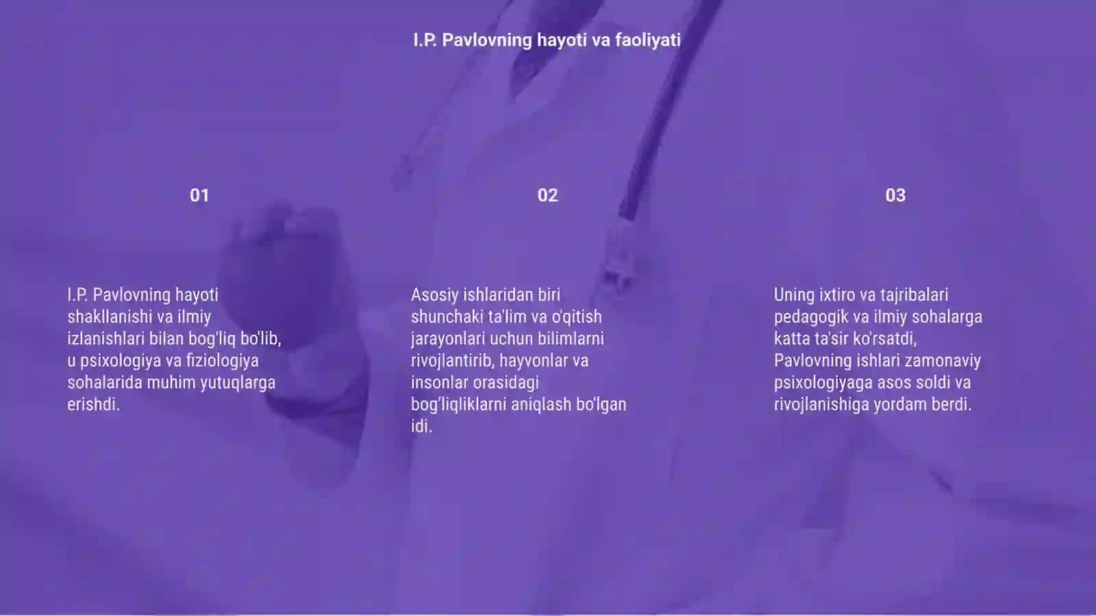 I.P. Pavlovning hazm sohasidagi ishlari 3
