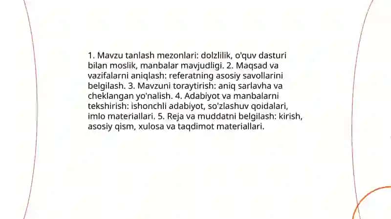 Imloviy savodxonlik bo'yicha referat yozish taqdimot tayyorlash kerakmas 3