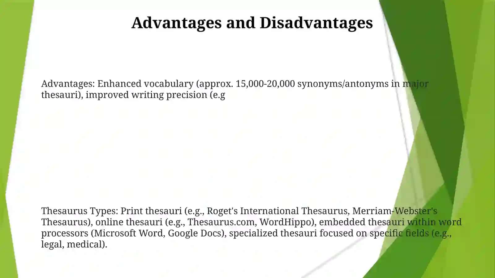 Thesaurus 3