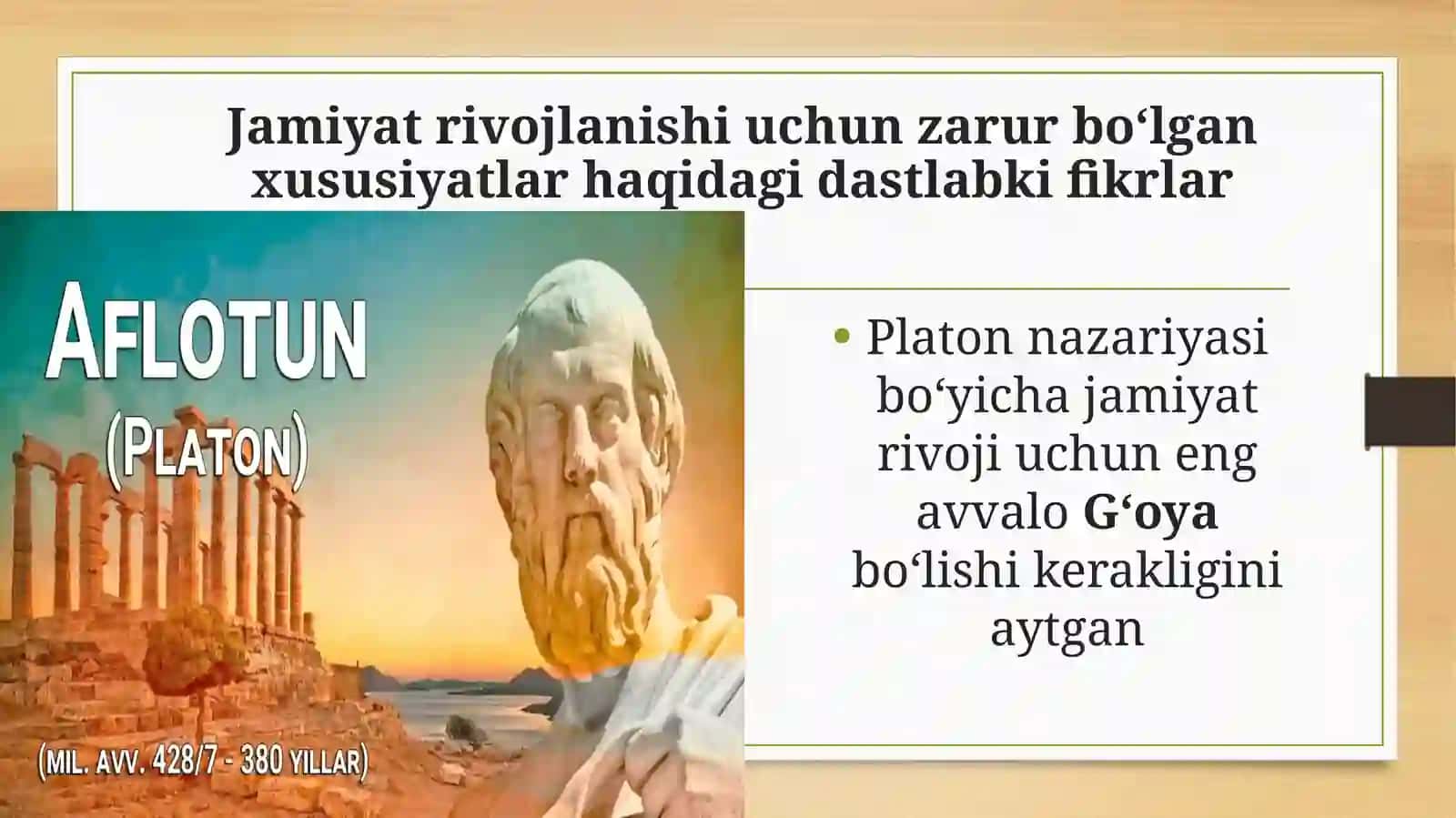Jamiyat rivojlanishi uchun zarur bo‘lgan xususiyatlar haqidagi dastlabki fikrlar 3
