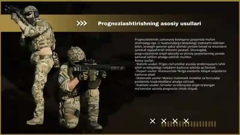 Prognozlashtirish va rejalashtirish 3