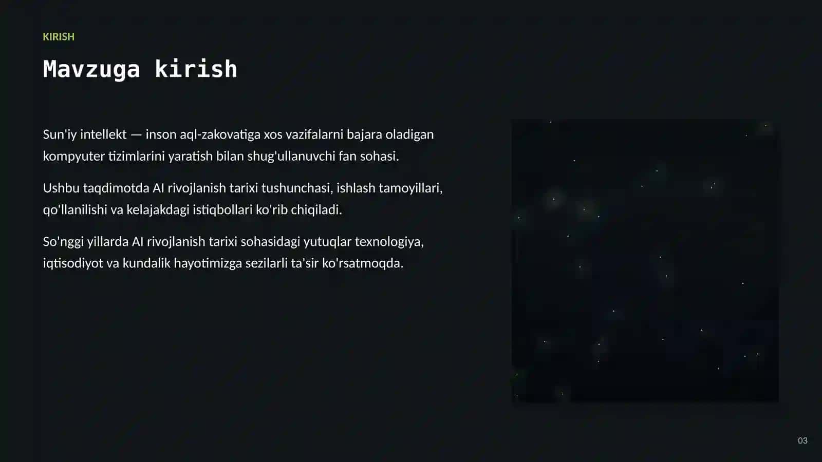 SUN'IY INTELLEKT ASOSLARI 3