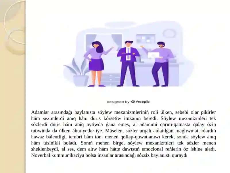 Sóylew mexanizmleri hám neverbal komunikatsiya 3