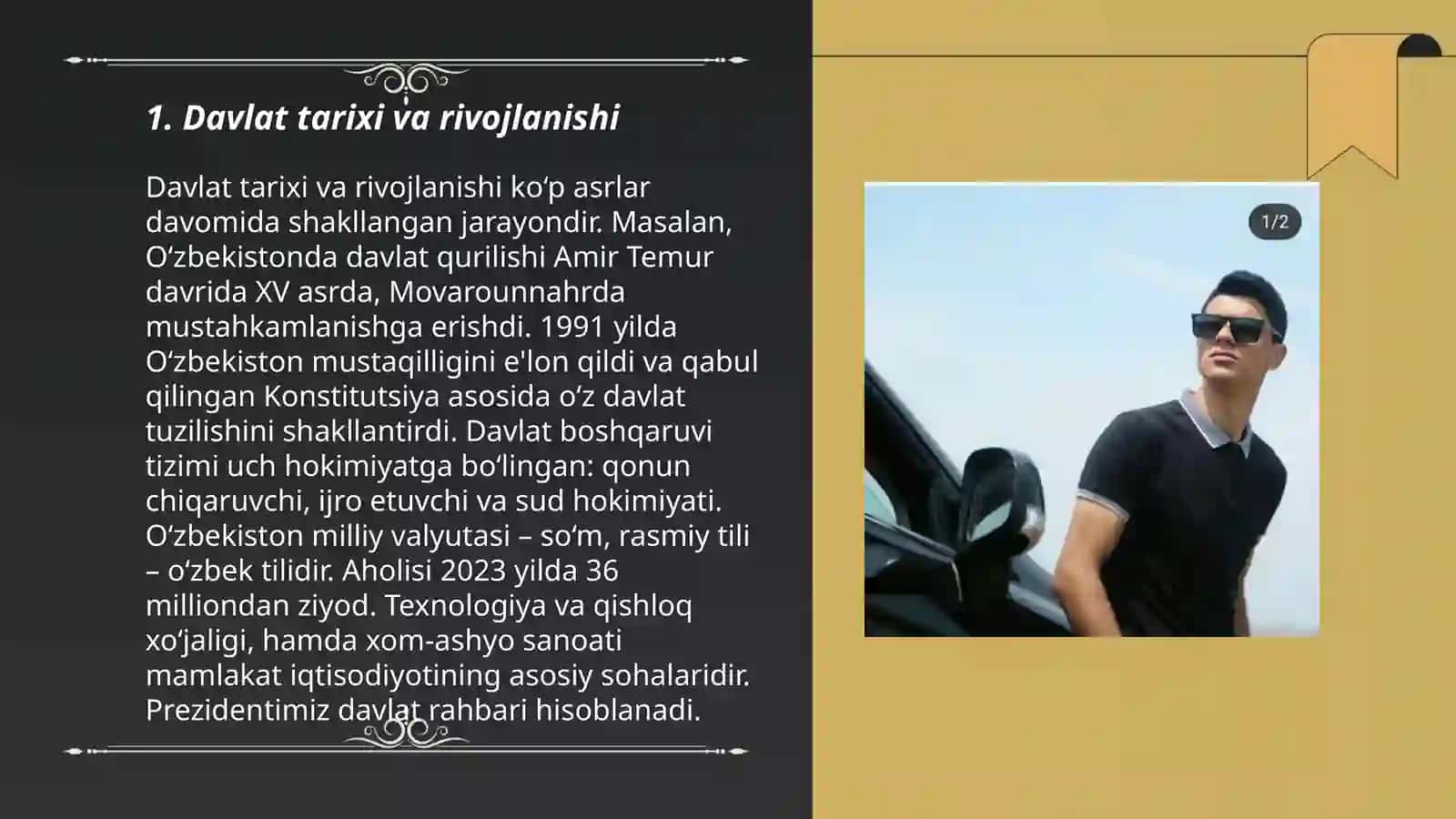 Davlat tarixi va rivojlanishi 3