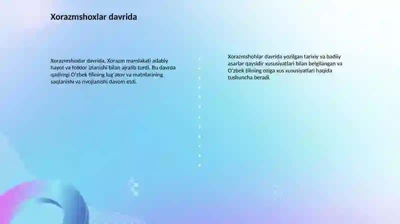 O‘zbek adabiyoti va yozuvi tarixi 3