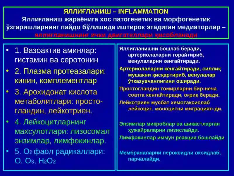 Яллиғланиш - INFLAMMATION 3