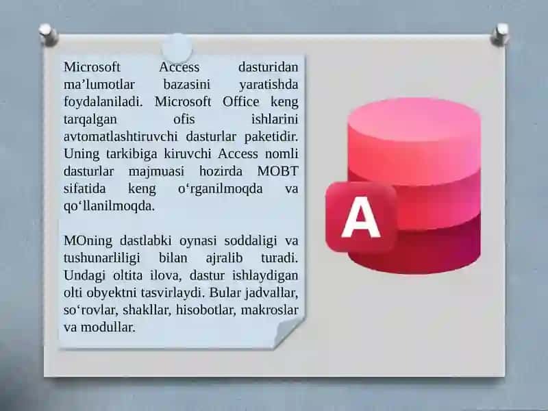 Avtomobilij rasmi ma'lumotlar bazasini yaratish 3