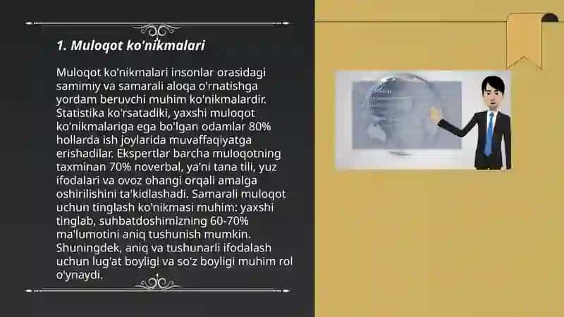 Muloqot ko'nikmalari 3