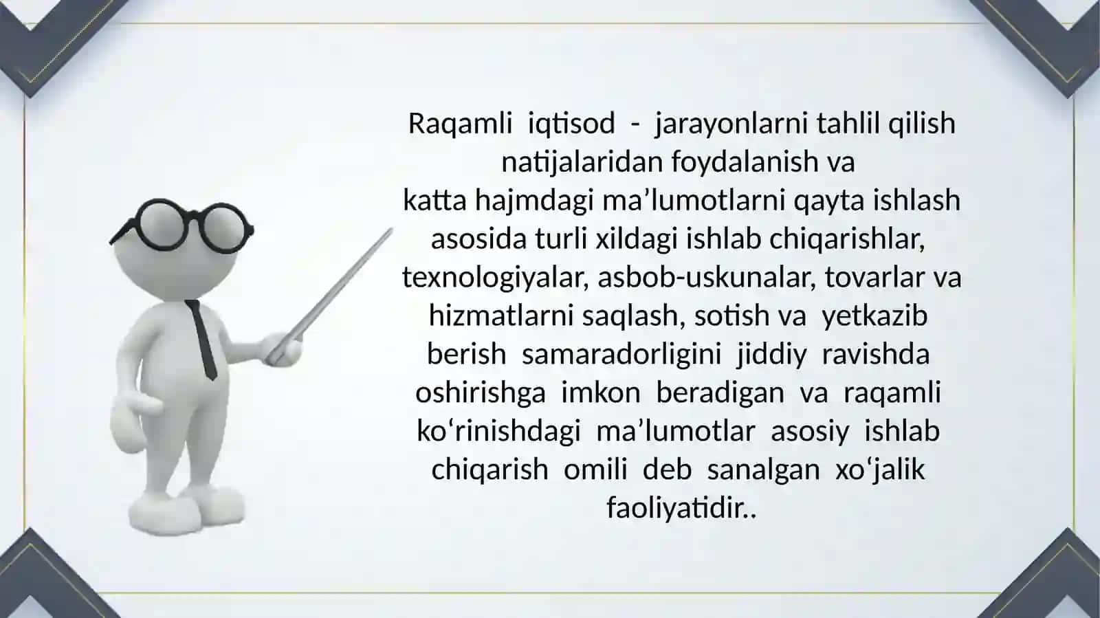 RAQAMLI IQTISODIYOTNING TARKIBIY QISMLARI 3