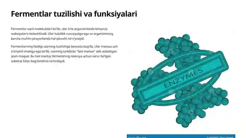 Tibbiyotda Fermentlarning Qo'llanilishi 3
