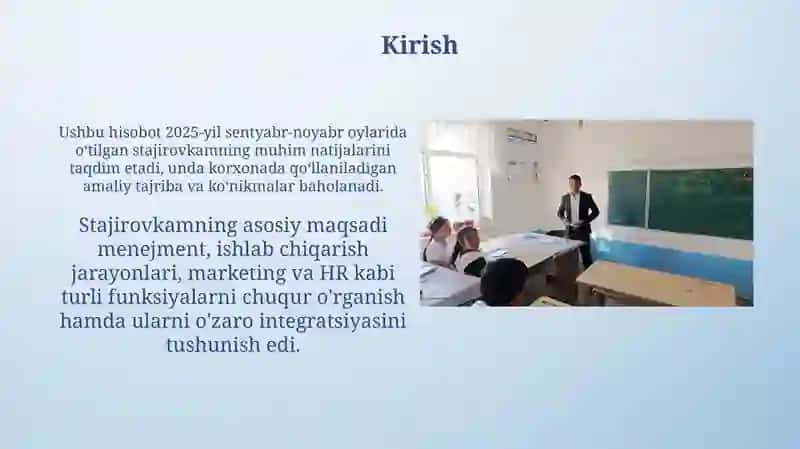 2025-yil sentyabr-noyabr oylari uchun amaliy o'tish hisoboti 3