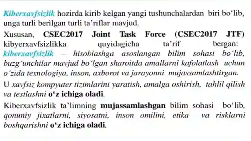 Kiberxavsizlik asoslari 3