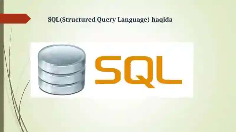 SQL tiliga kirish 3