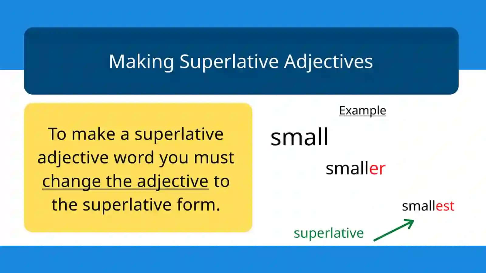 Superlative Adjectives 3