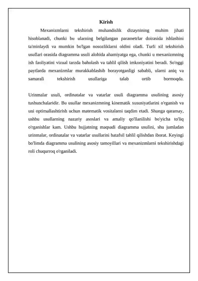Mexanizmlarni tekshirishning diagrammalari usuli 3