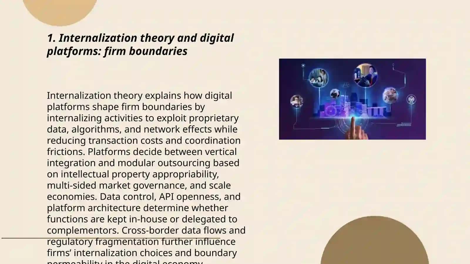 Internalization theory for the digital economy 3