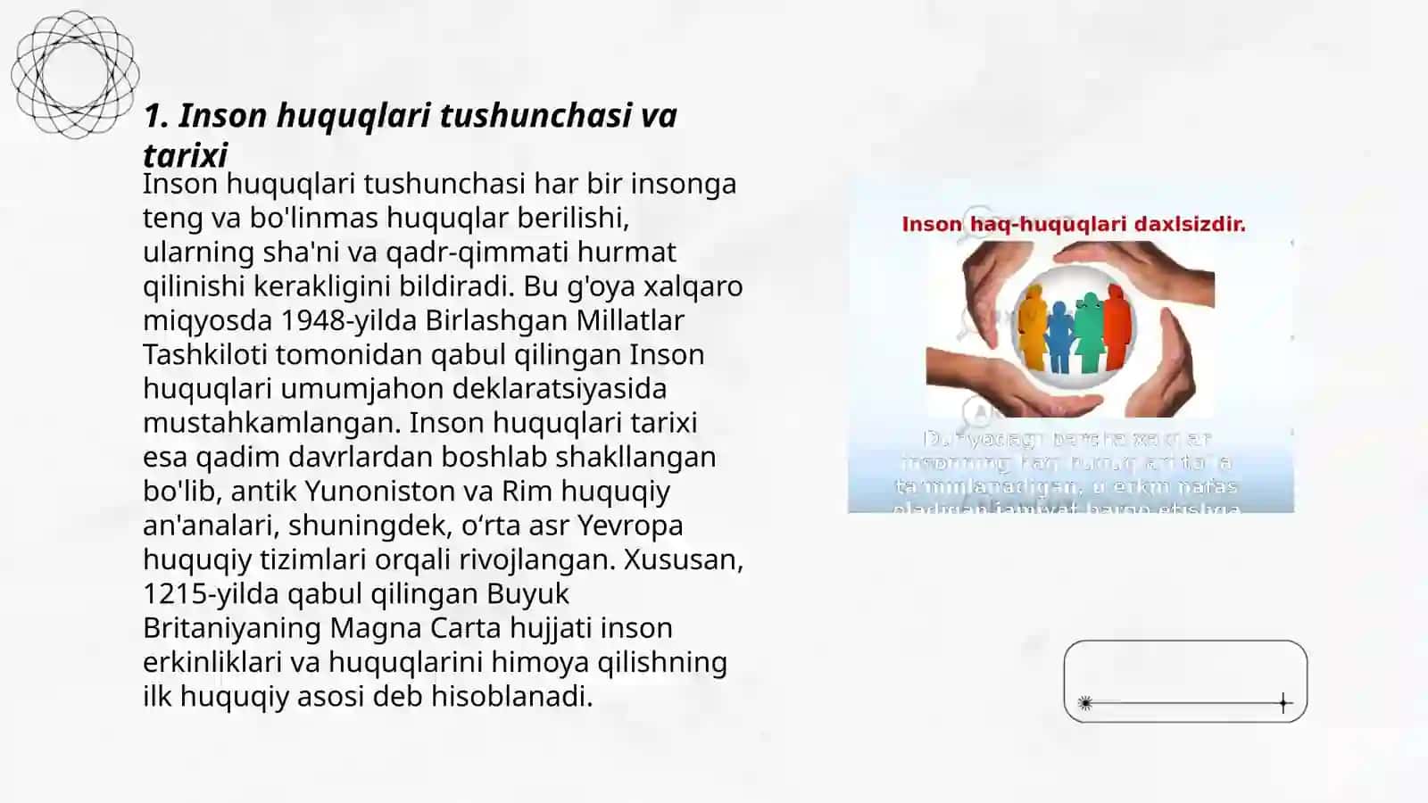 Yangi O'zbekistonda inson haq huquqlari va erkinliklari kafolatining yaratilishi 3
