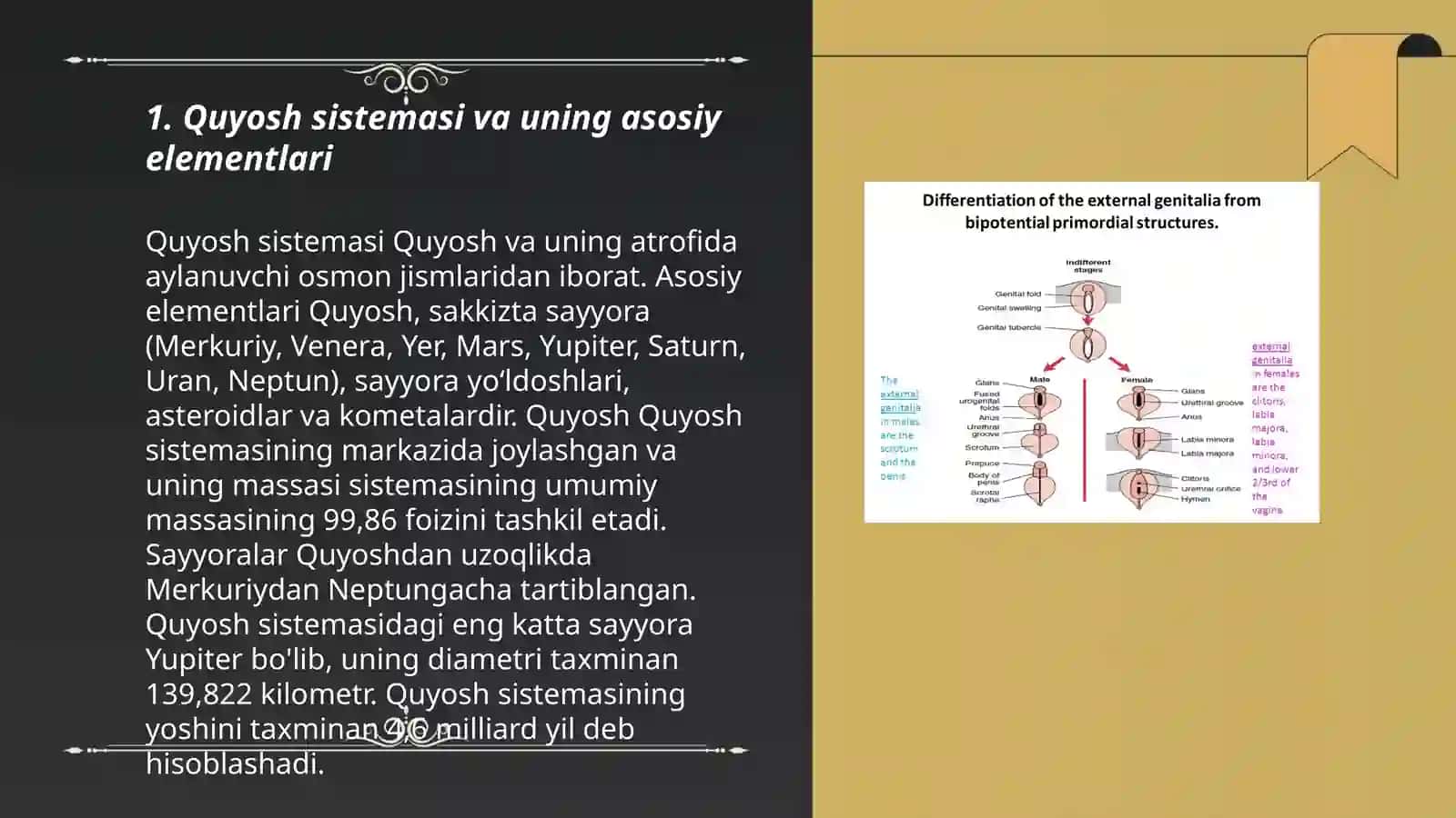 "Quyosh sistemasining tuzilishi va osmon jismlarining harakati" bobini oʻqitish metodikasi 3