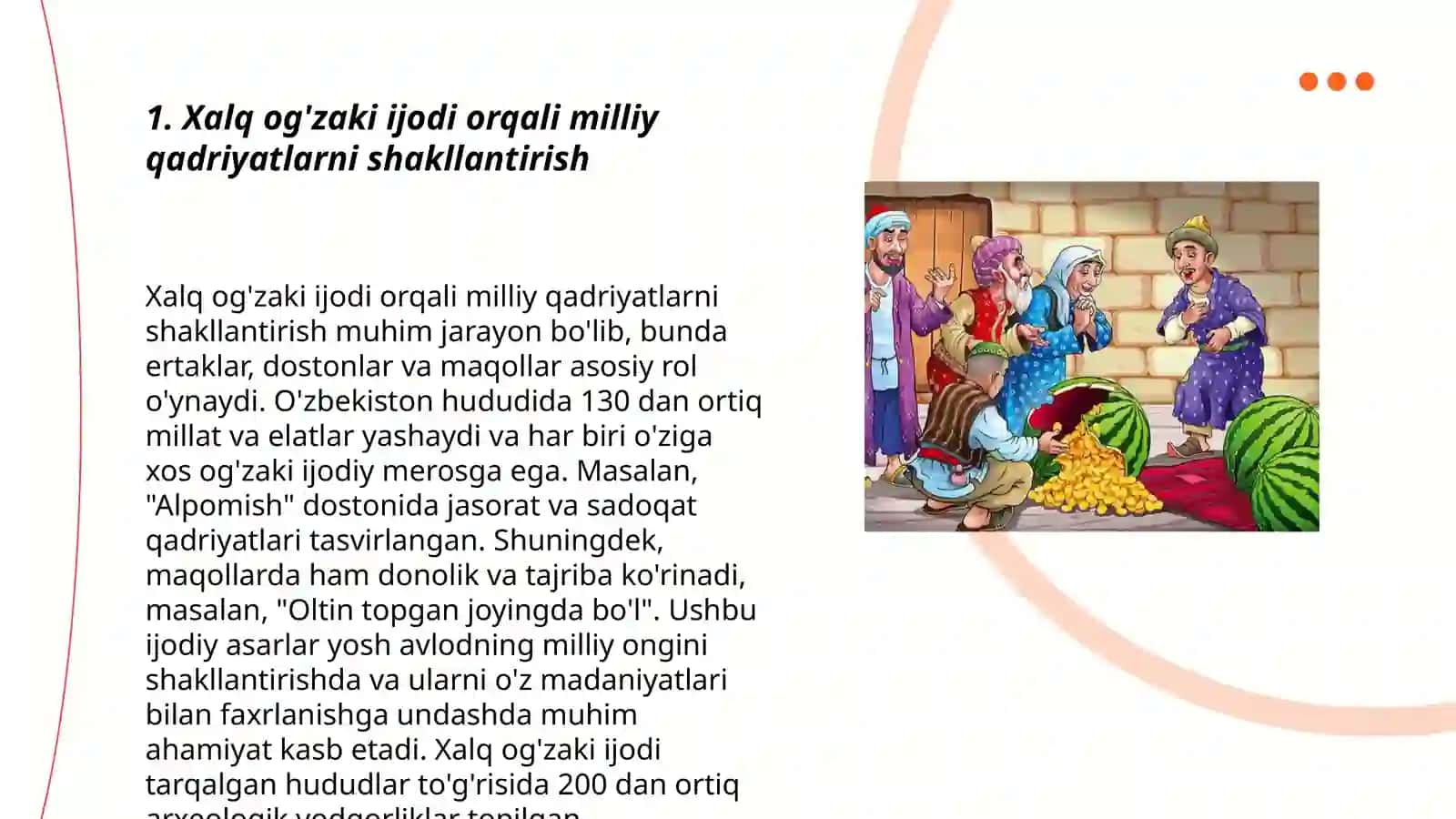 Xalq og'zaki ijodi namunalaridan tarbiyaviy maqsadlarda foydalanish yo'llari 3