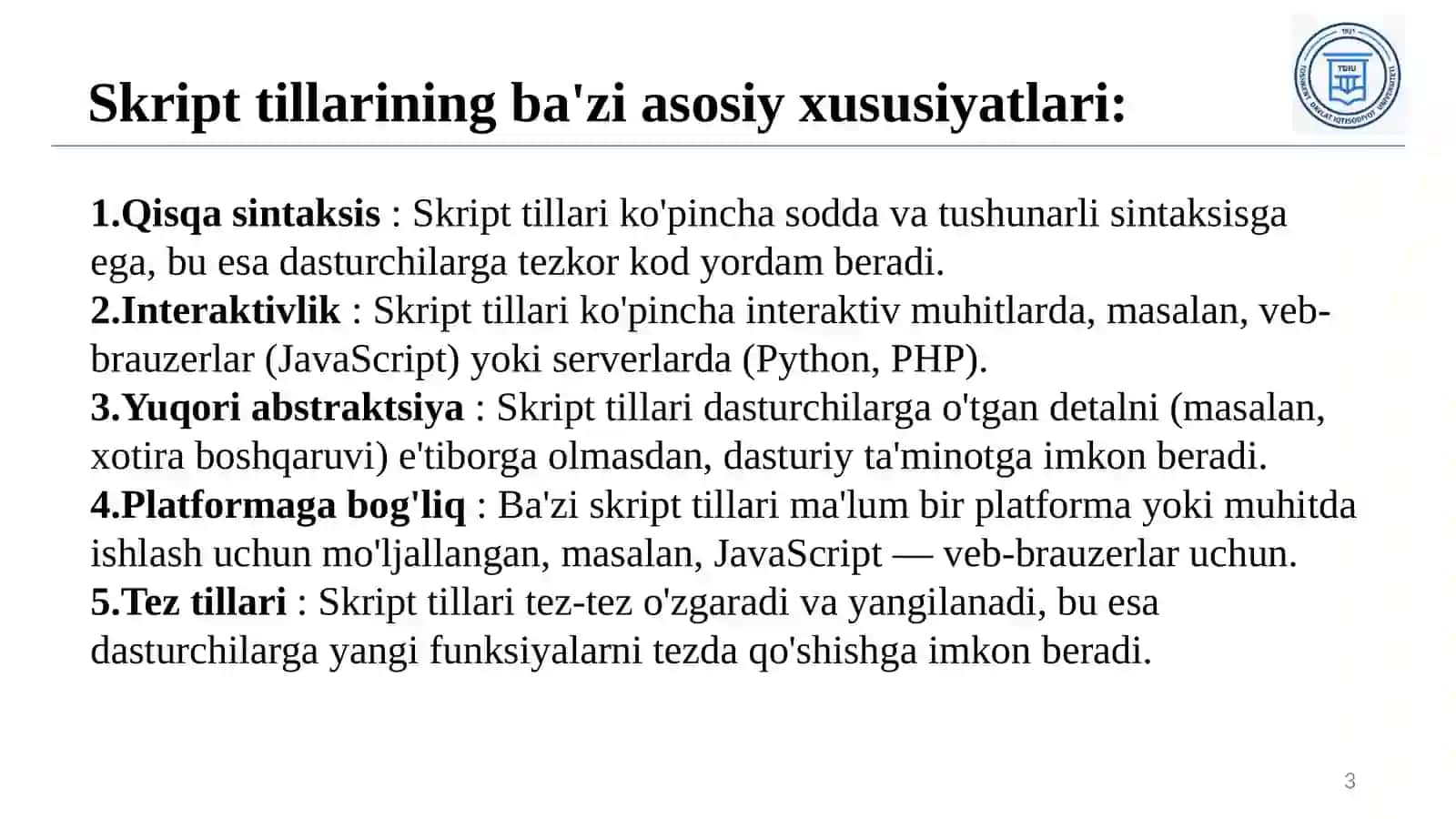 Skript tillari 3