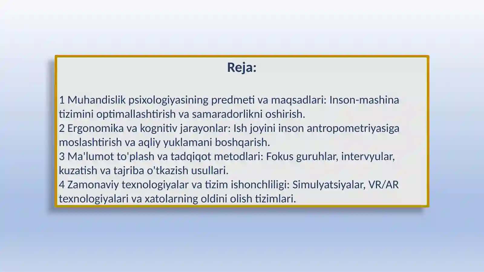 Muhandislik psixologiyasining maxsus metodlari 3