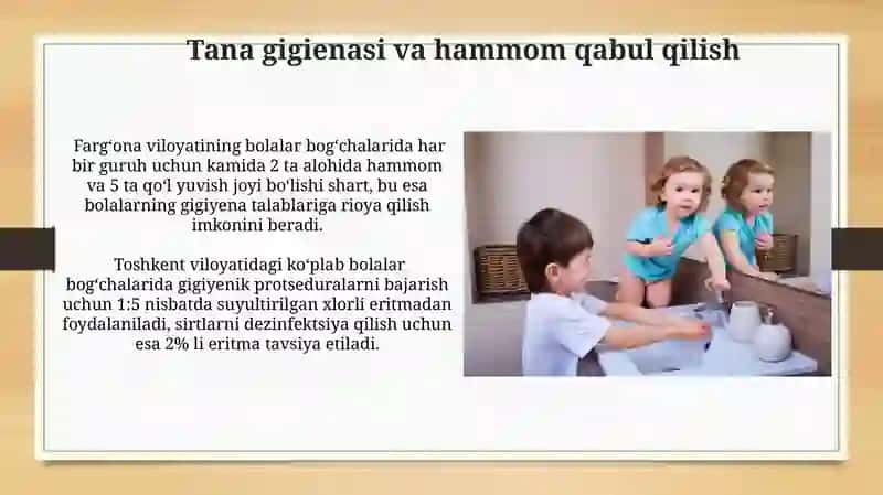 Maktabgacha bolgan bolalarda gigiyenik talablar 3