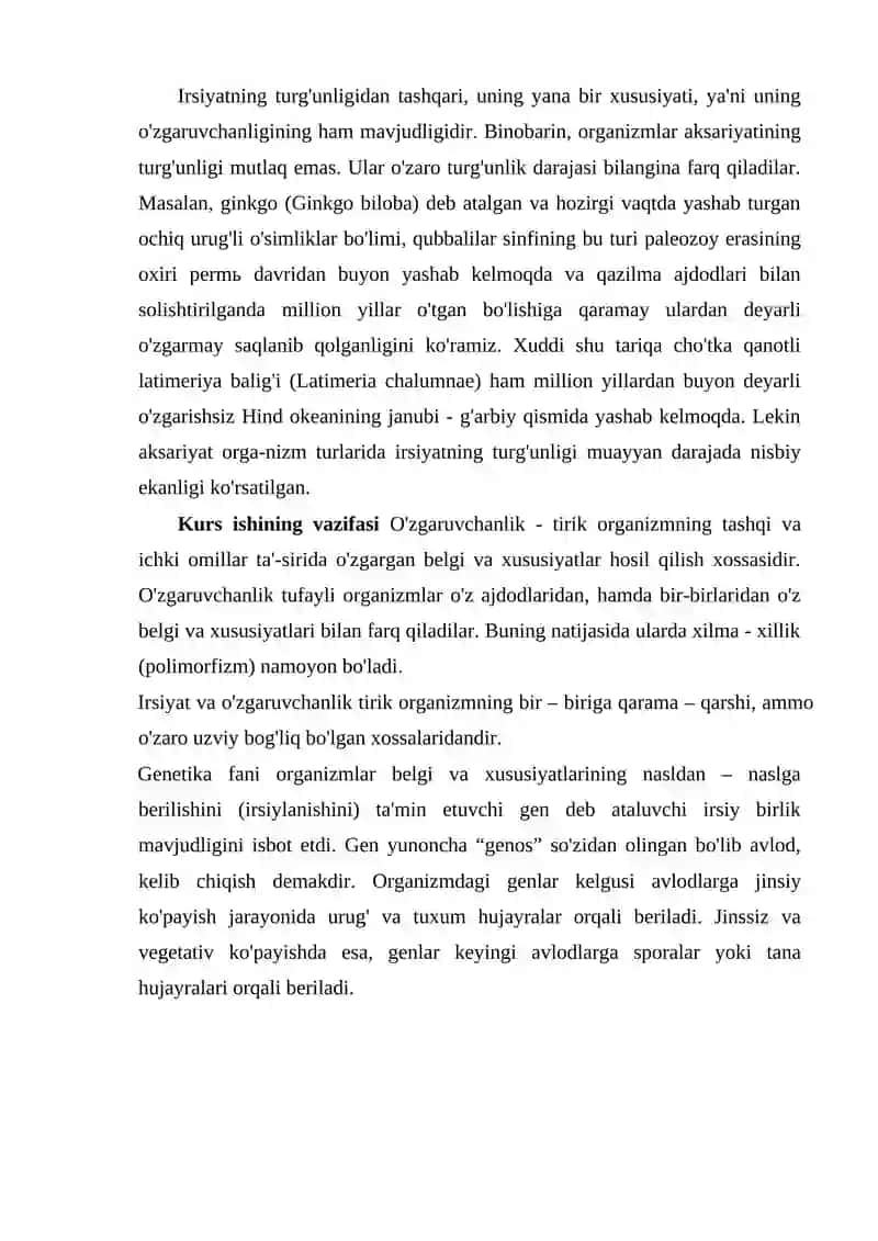 MIKROORGANIZMLARNI GEN MUHANDISLIGIDA QOLLANILISHI VA YUTUQLARI. Kurs ishi 3