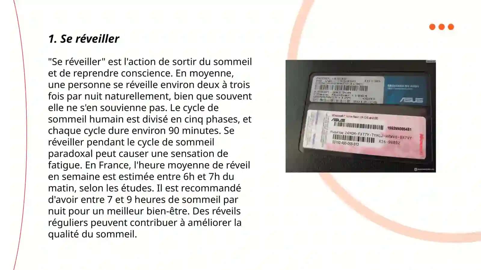 Les activités quotidiennes 3