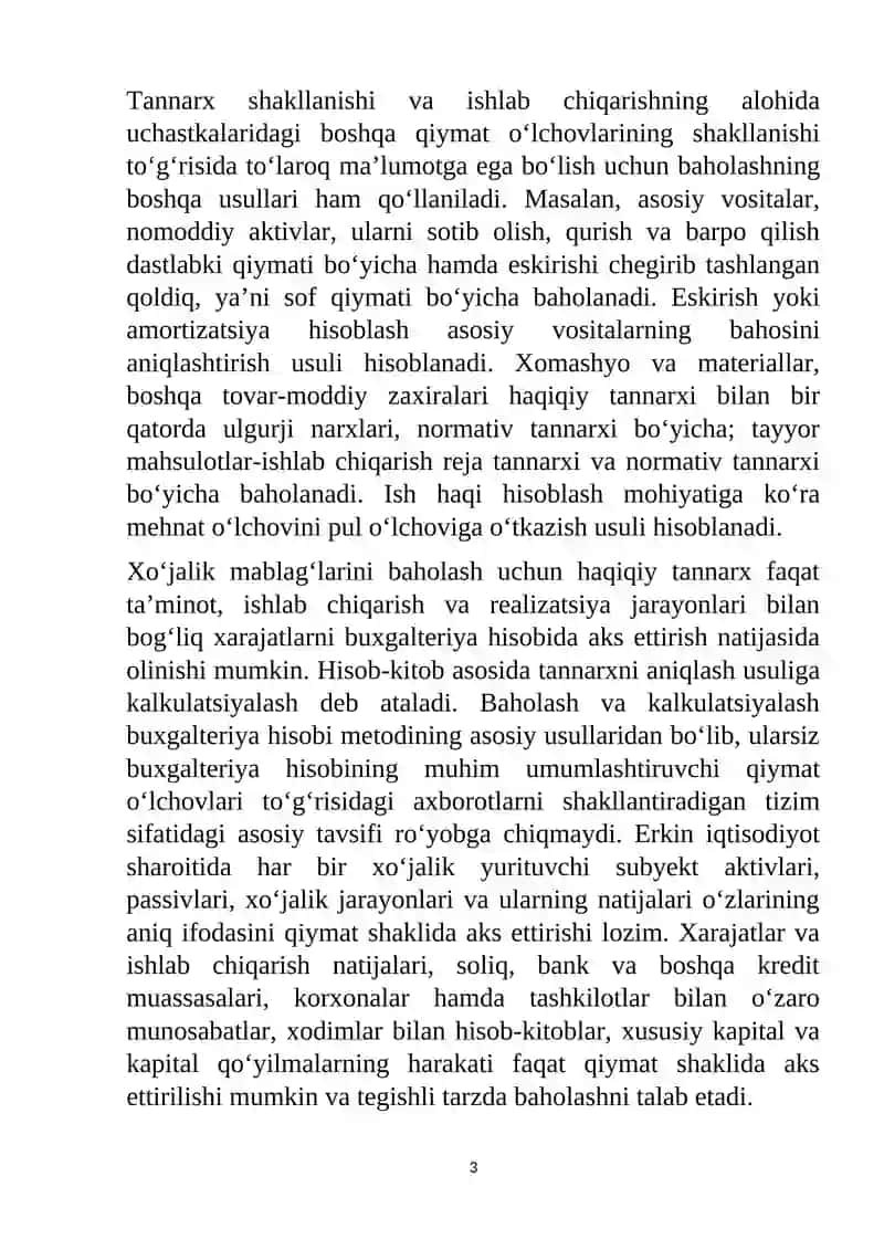 Buxgalteriya hisobida baholash 3