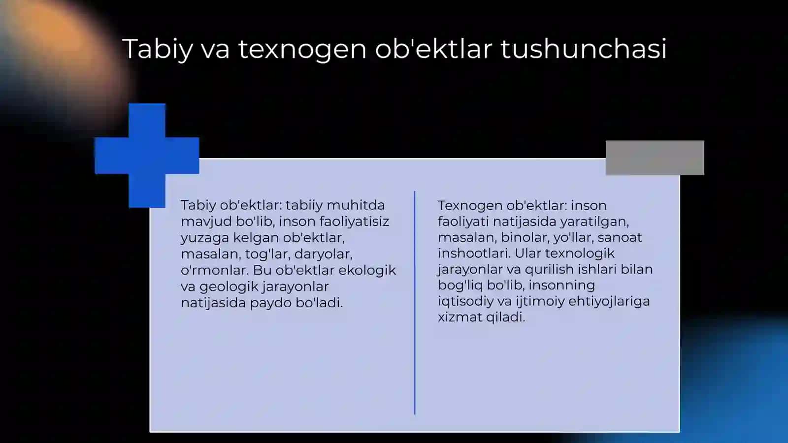 Tabiy va texnogen ob'ektlarni aniqlash uchun algoritmlar va metodlar 3