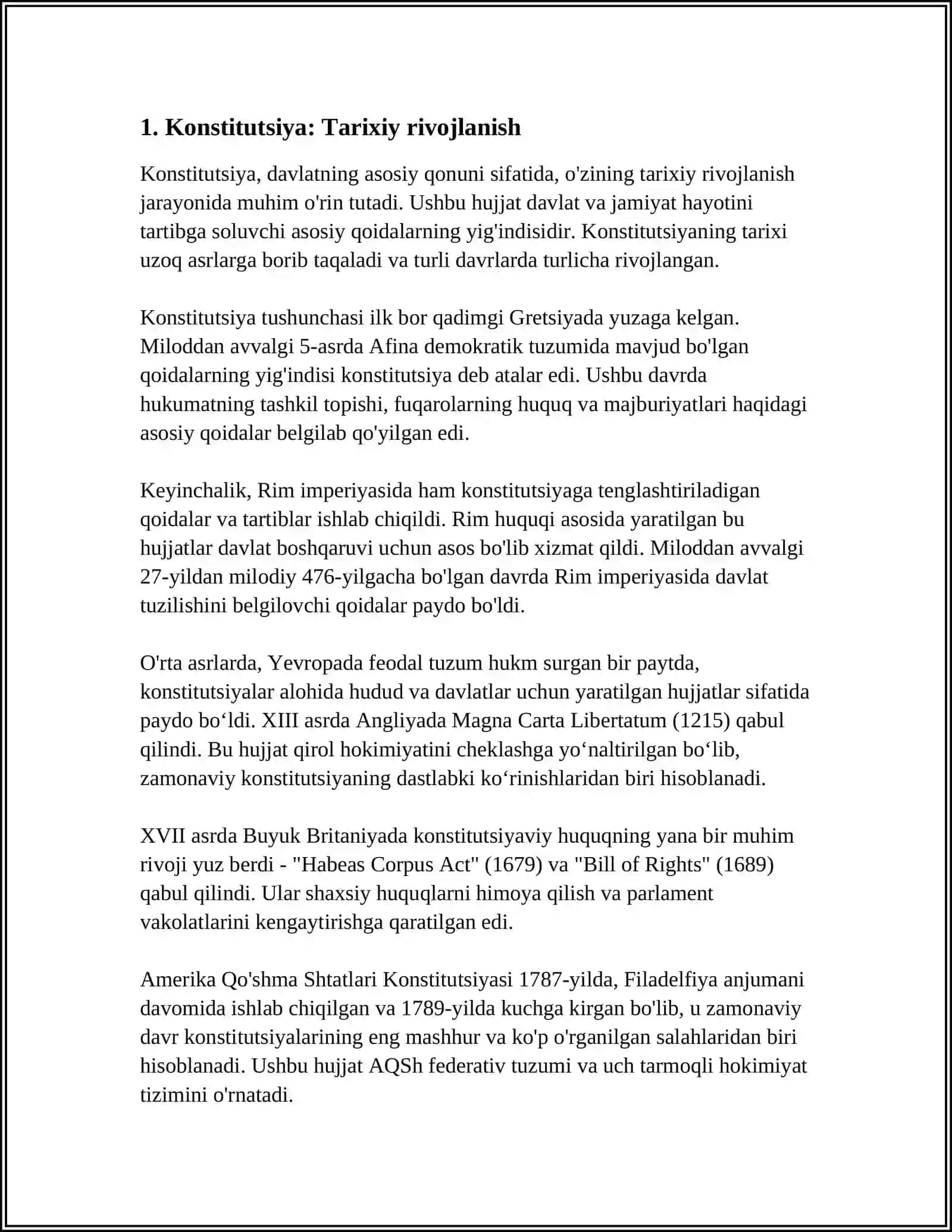 Konstitutsiya va Qonun Ustunligi 3