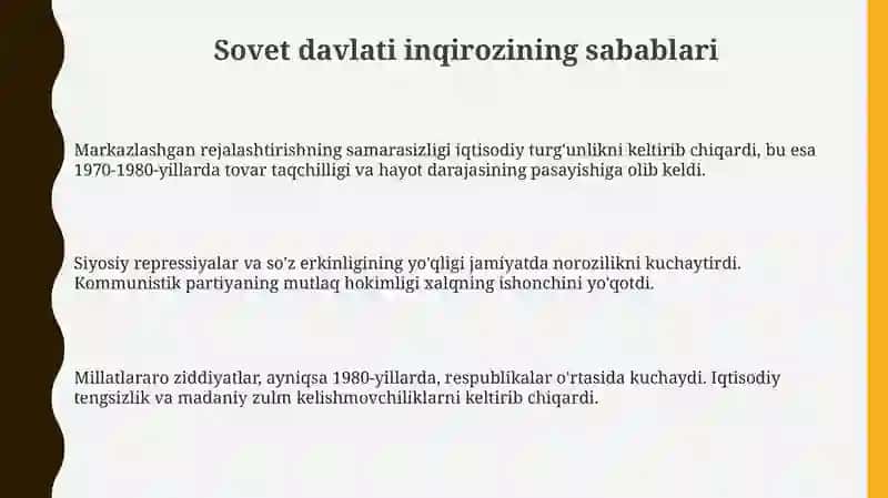 Sovet davlati inqirozi va jahon tarixida yangi davrning boshlanishi 3
