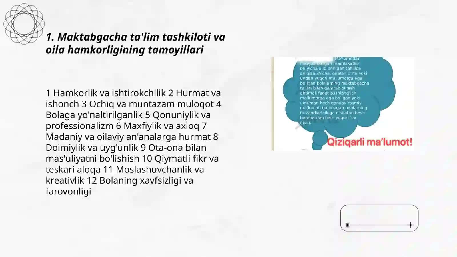 Maktabgacha Ta’lim Tashkiloti va Oila Hamkorligi 3