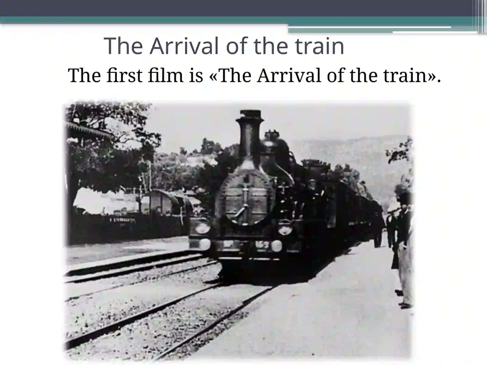 The Arrival of the train 3