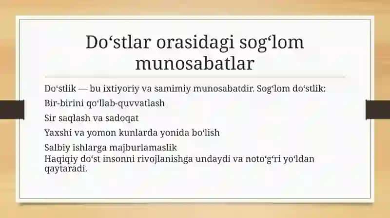 Soglommunosabatlar va turmush tarzigigienasi 3