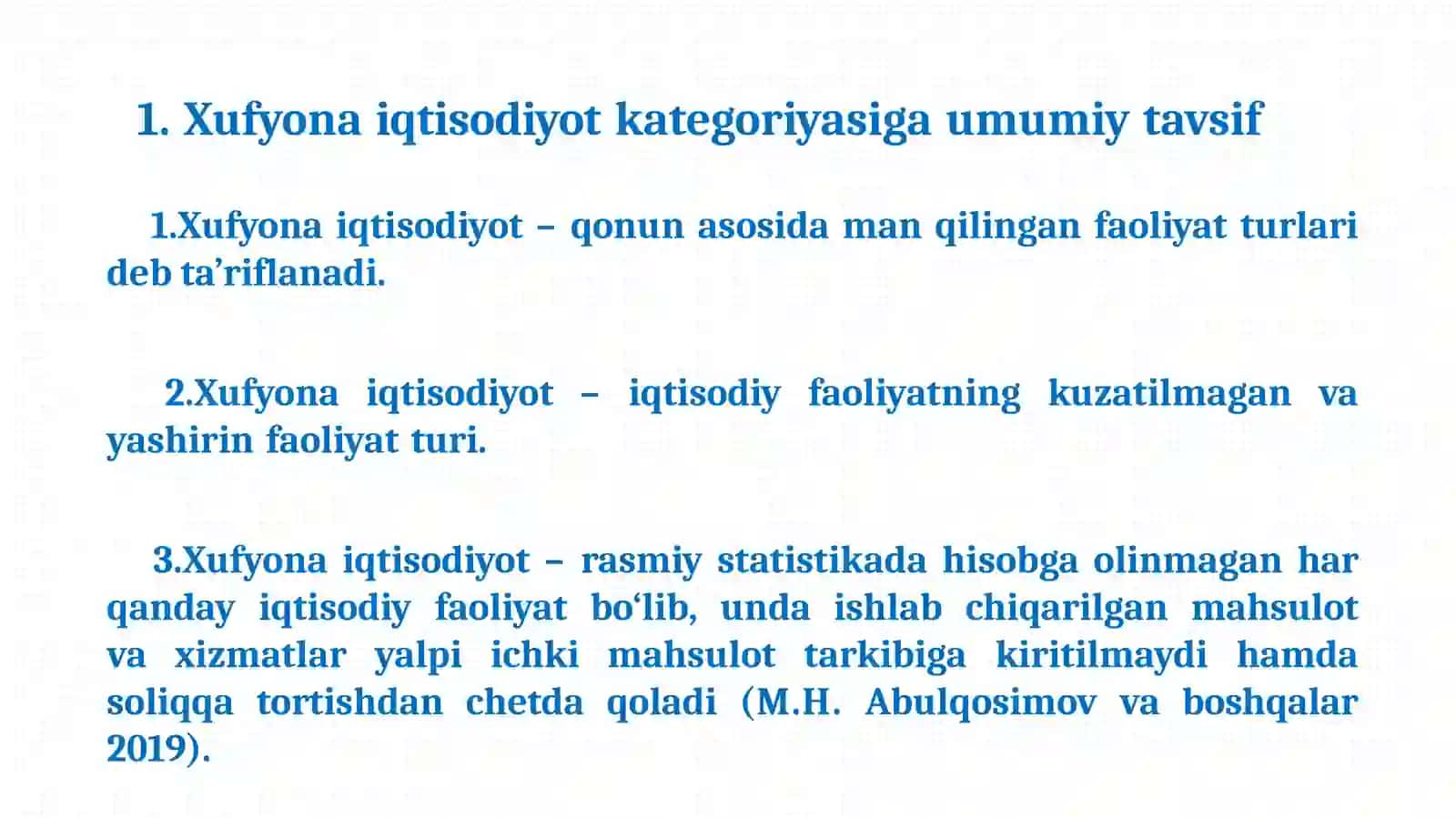 Xufyonaiqtisodiyotninginstitutsional nazarayasi 3