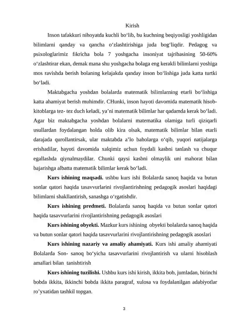 Bolalarda sanoq haqida va butun sonlar qatori haqida tasavvurlarini rivojlantirishning pedagogik asoslari 3