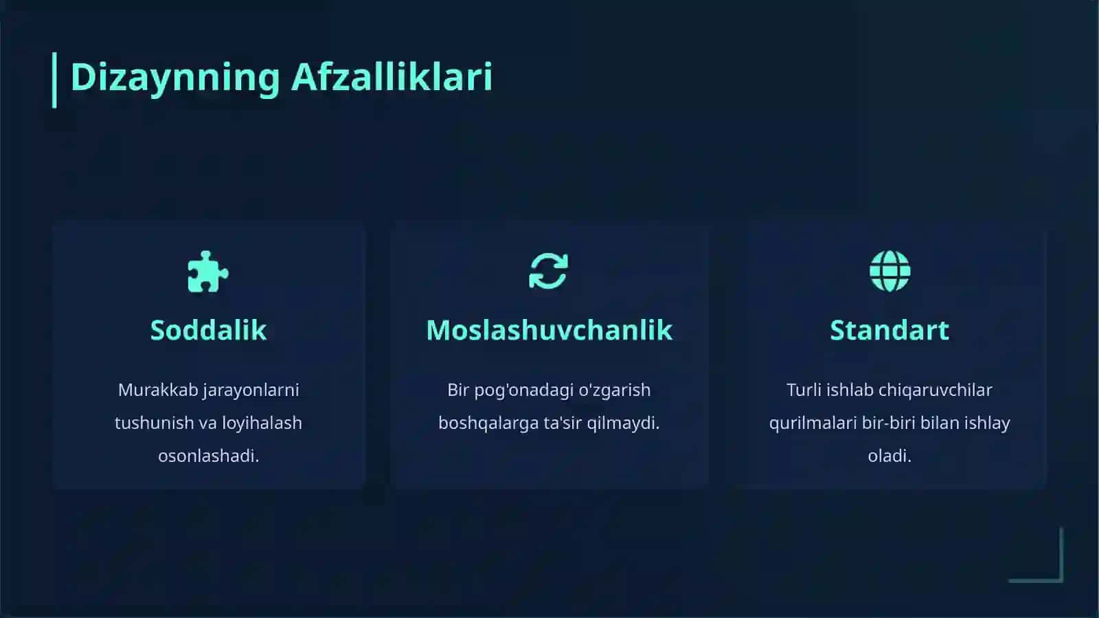 Pog'onali arxitektura tushunchasi va protokollar 3