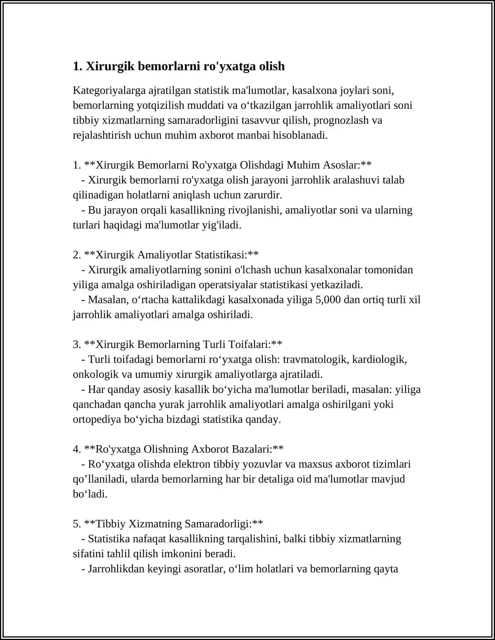 QISHLOQ VRACHLIK PUNKITDA XIRURGIK BEMORLARNI TEKSHRISH 3