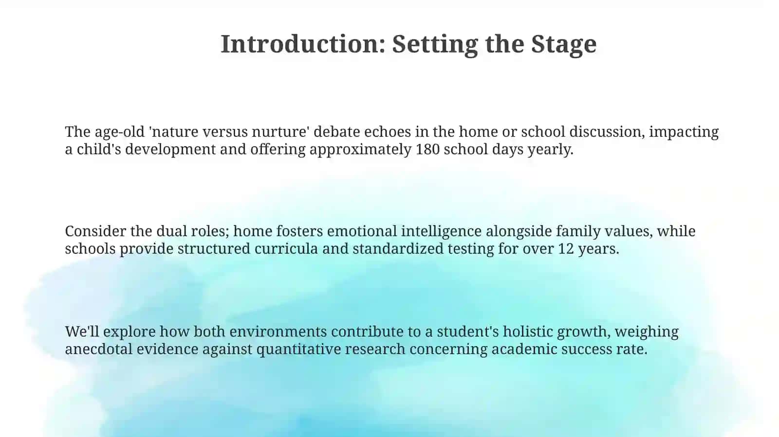 Learning Environments: A Comparative Overview 3