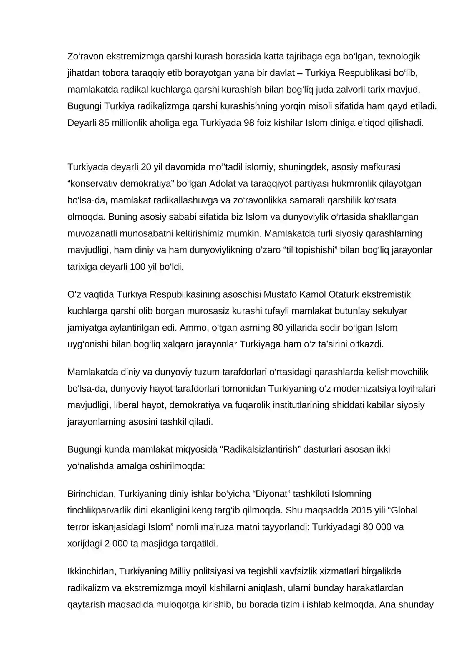 Ekstremizmga qarshi kurashishda xalqaro tajriba: jiddiy muammolar saqlanib qolmoqda 3