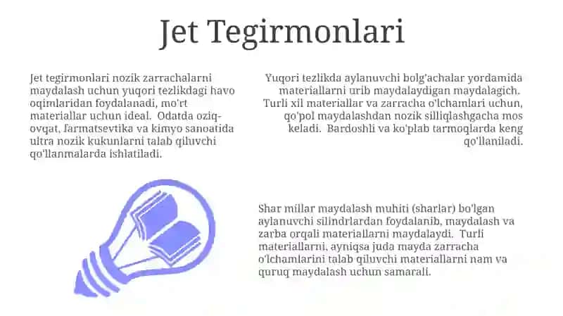 Jet Tegirmonlari 3