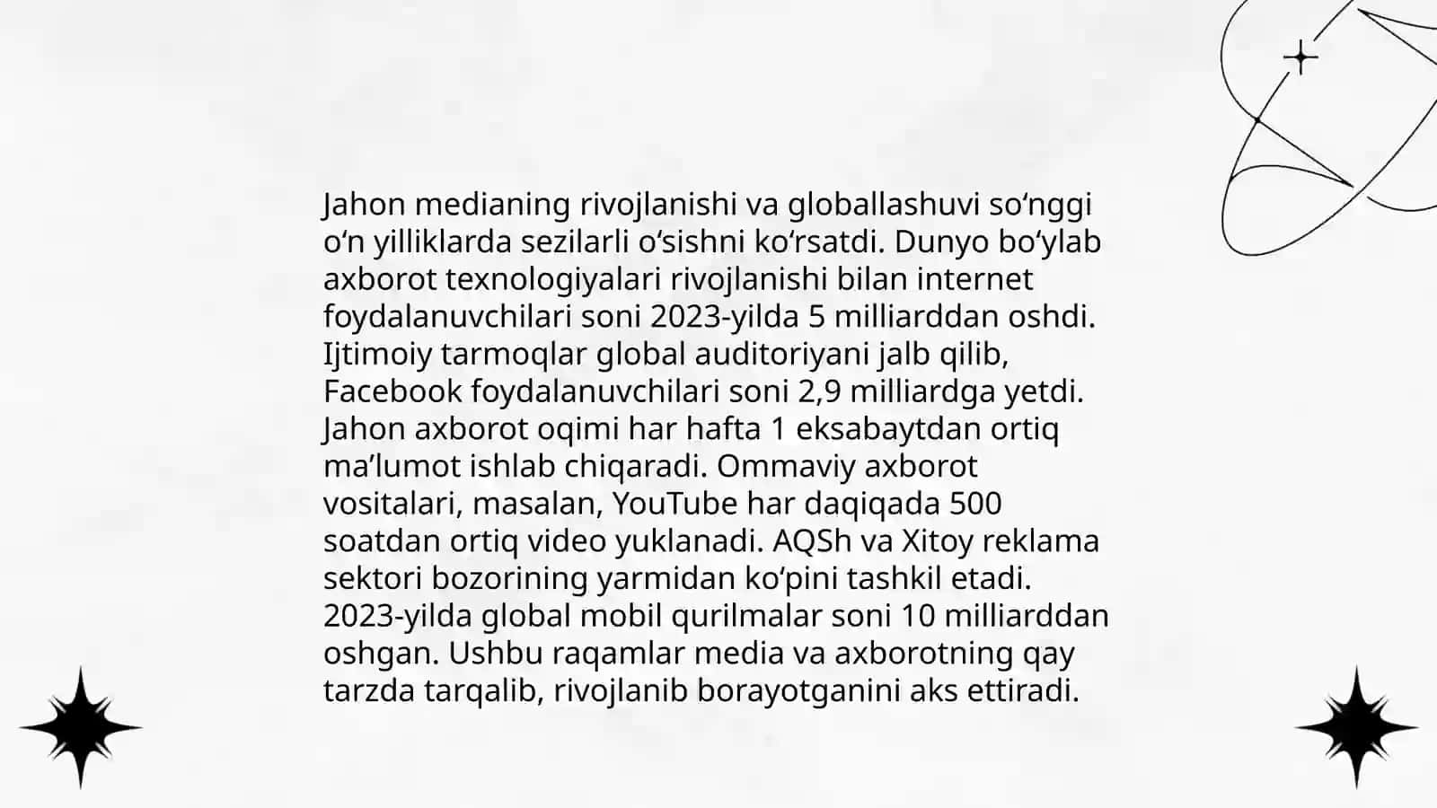 Jahon media va axborot makonida manfaatlar toʻqnashuvi 3