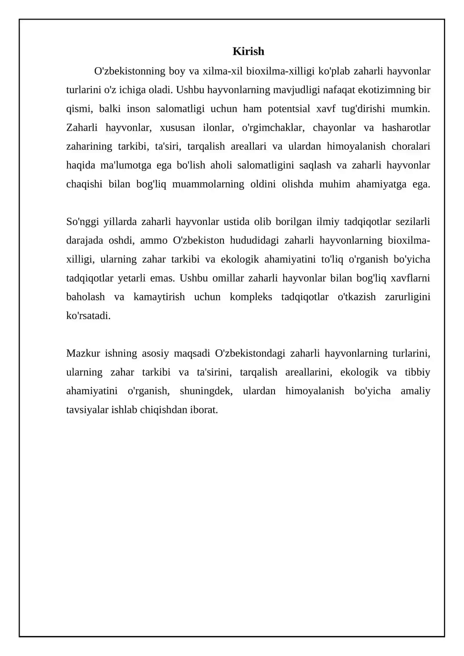 O‘zbekistonda zaharli hayvonlarning xilma-xilligi 3