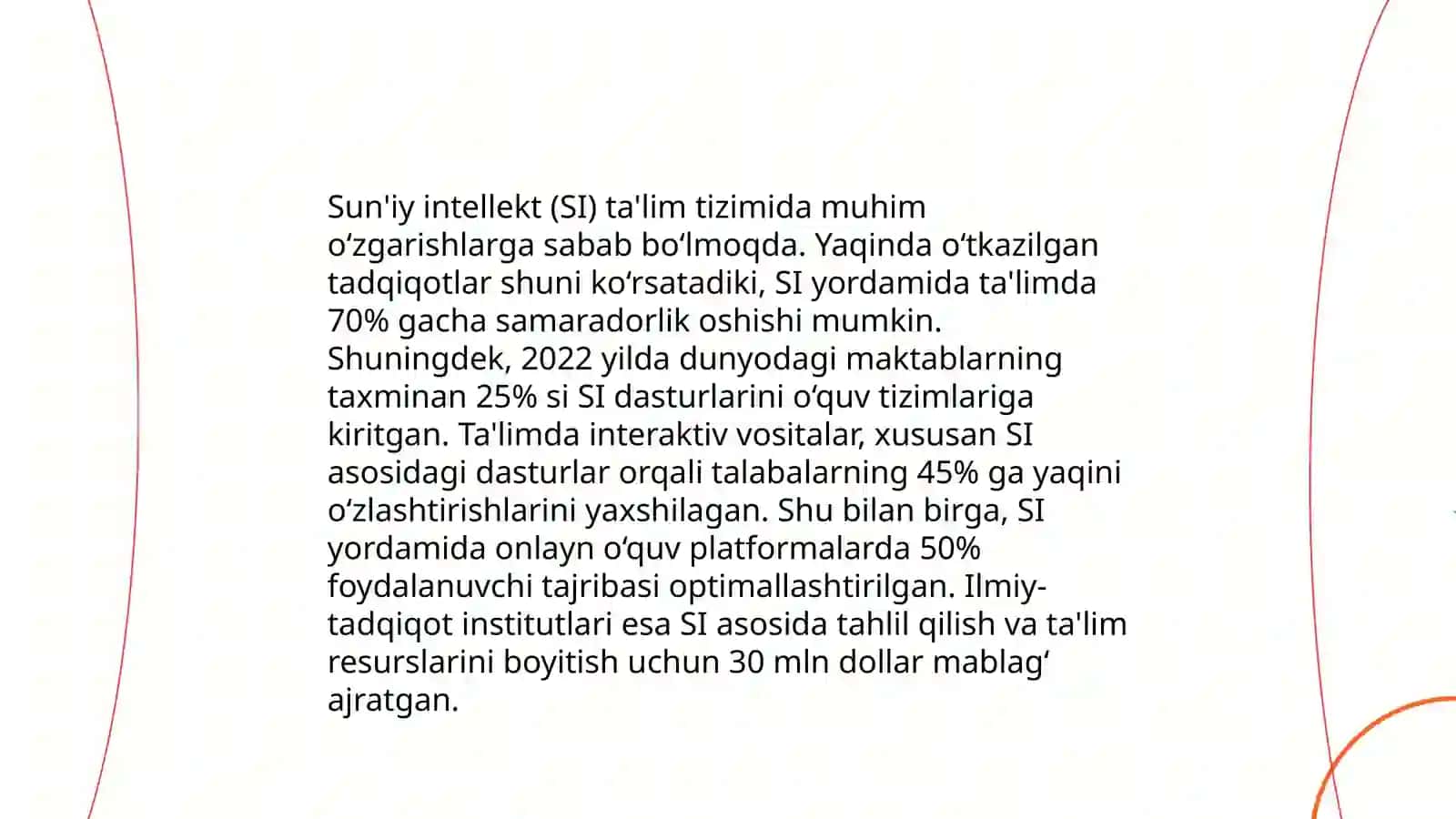 Sun'iy intellekt va ta'lim tizimidagi yangiliklar 3
